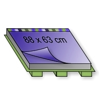 Druckbogen 88 x 63 cm