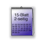 15 Blatt 2-seitig