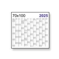 Wandkalender 70 x 100 cm 4-farbig Offset