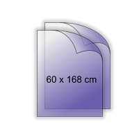 60 x 168 cm 205g Backlite Folie 4/0-farbig