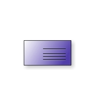 Visitenkarte 4/0 farbig 85x55 mm Chromo Silber abger. Ecken 5mm