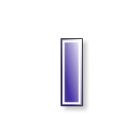Aufkleber Outdoor transparent eckig 35 x 105 mm